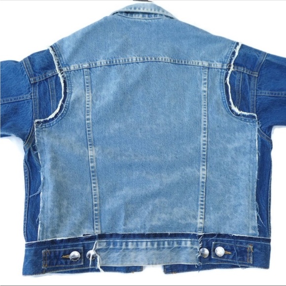 Current Elliot Carina Denim Jacket/ 2 tone wash - Picture 4 of 5